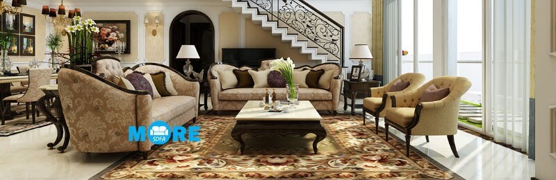 Sofa biệt thự tân cổ điển